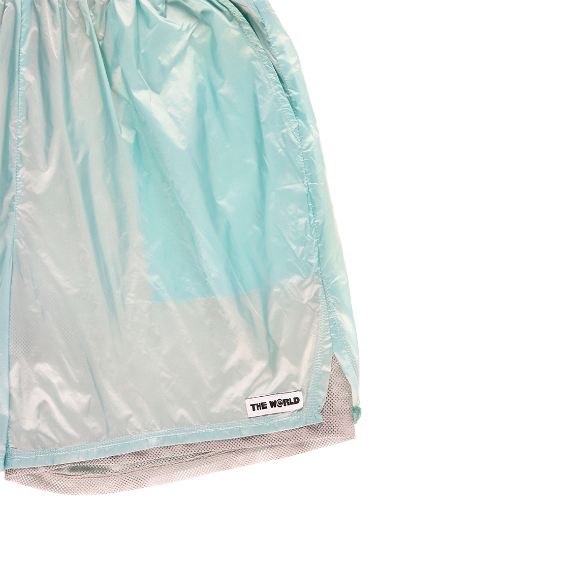 더왈드 오파크 메쉬 레이어드 쇼트 팬츠 민트(THE WARLD Opaque Mesh Layered Short Pants Mint) - 3