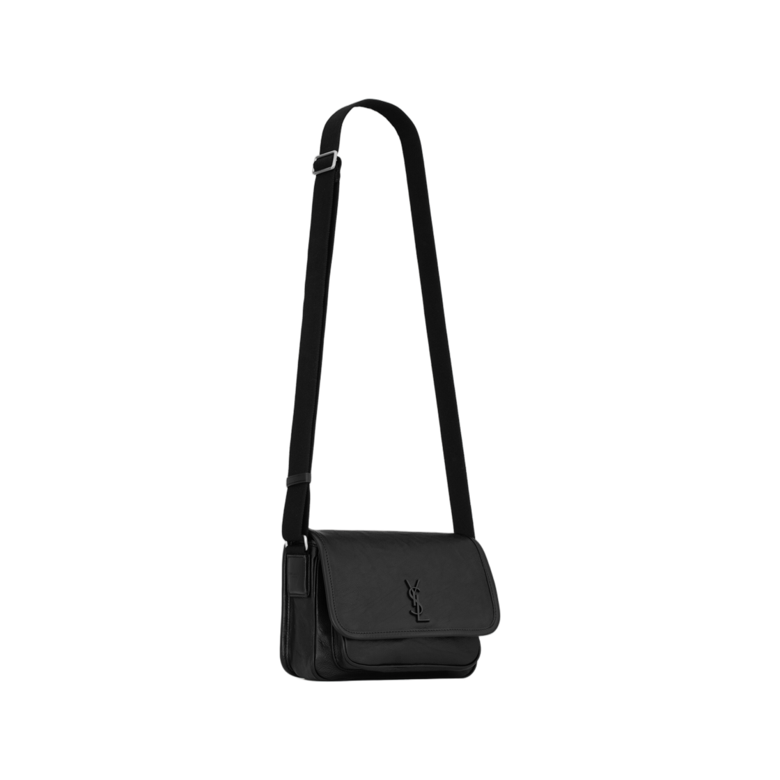생로랑 니키 스몰 메신저 그레인드 레더 블랙(Saint Laurent Niki Small Messenger in Grained Leather Black) - 2