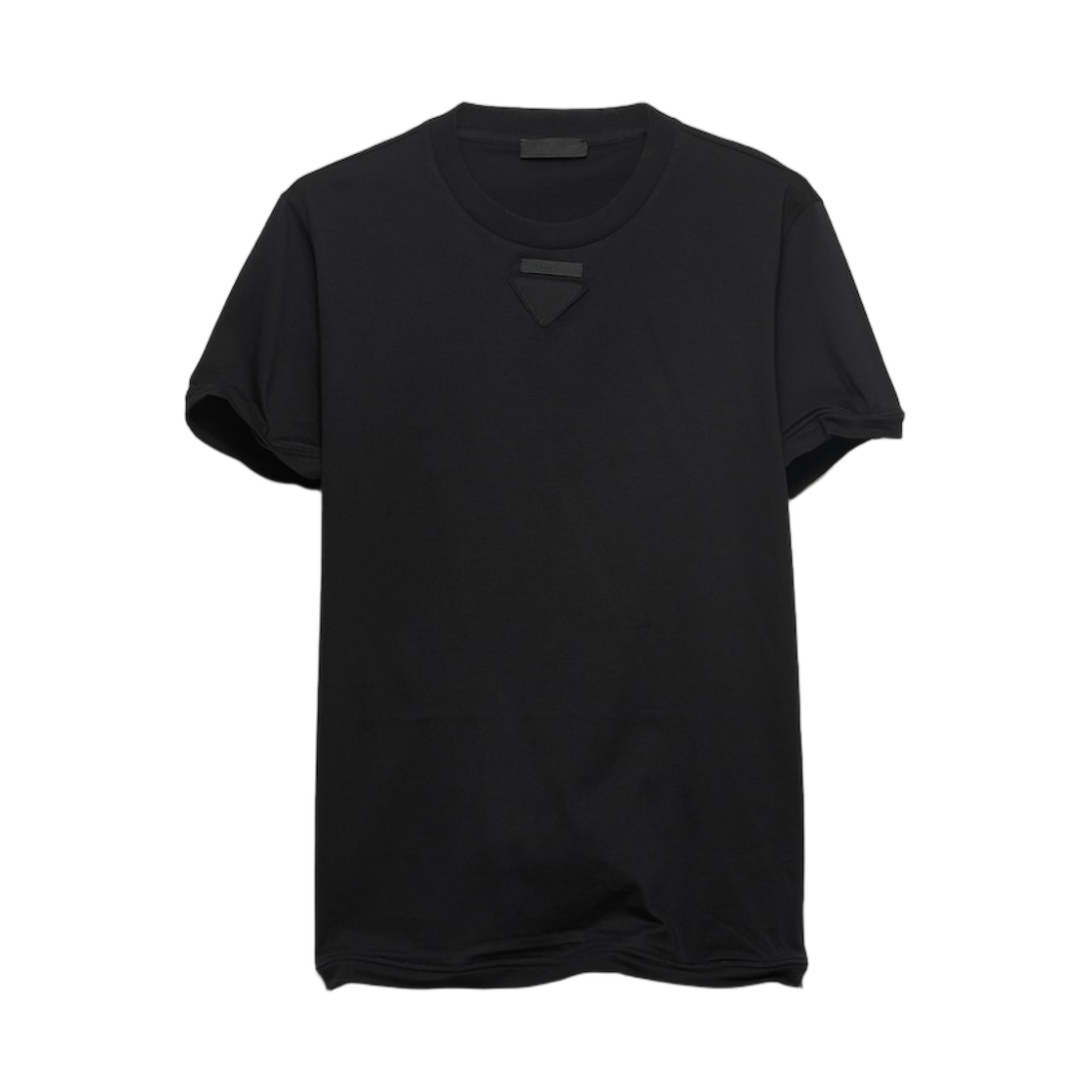 UJN979-11CD-F0002 Prada Shapeable Cotton T-Shirt Black