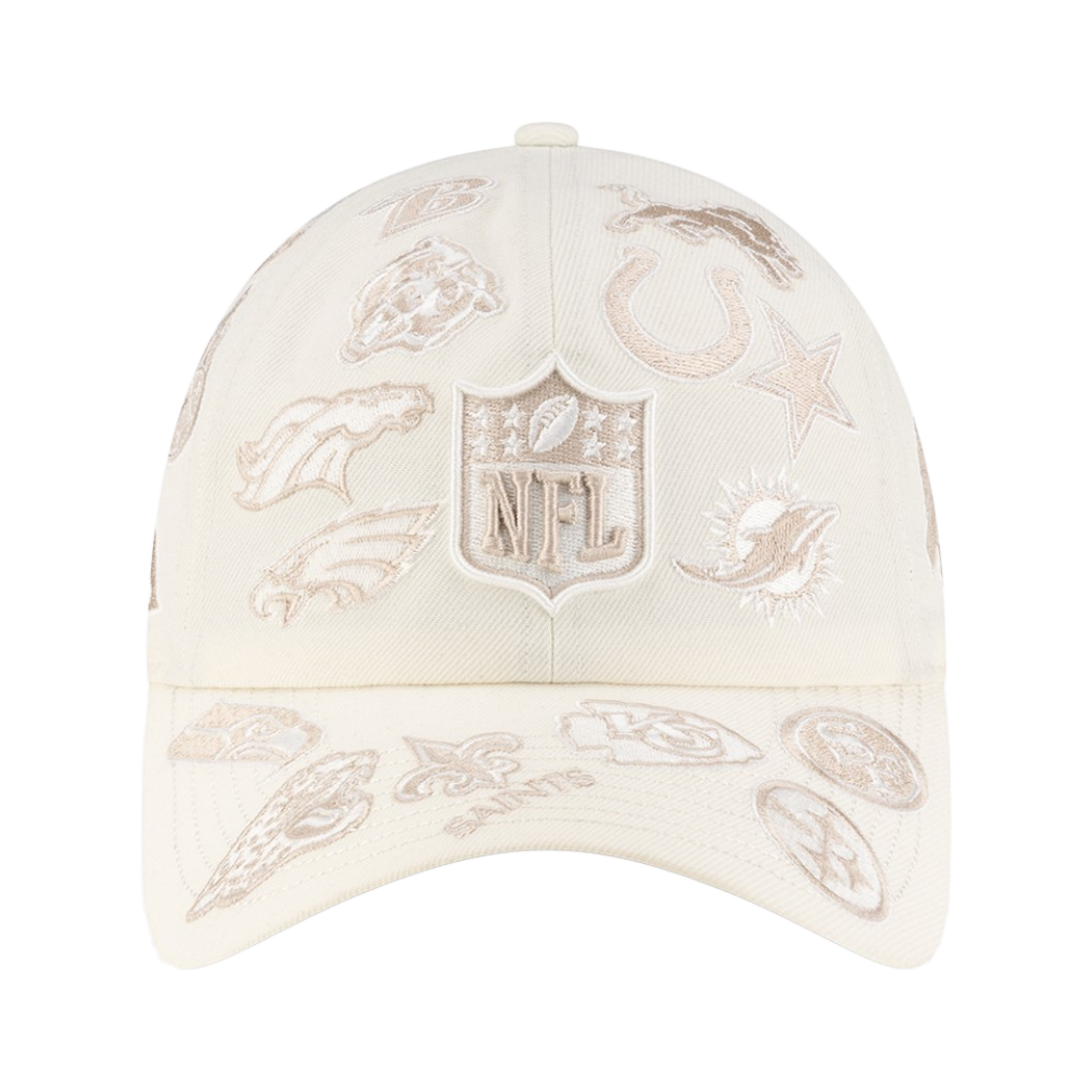 뉴에라 x 배드 버니 NFL 슈퍼볼 캐주얼 클래식 볼캡 크롬 화이트(New Era x Bad Bunny NFL Superbowl Casual Classic Ball Cap Chrome White) - 1