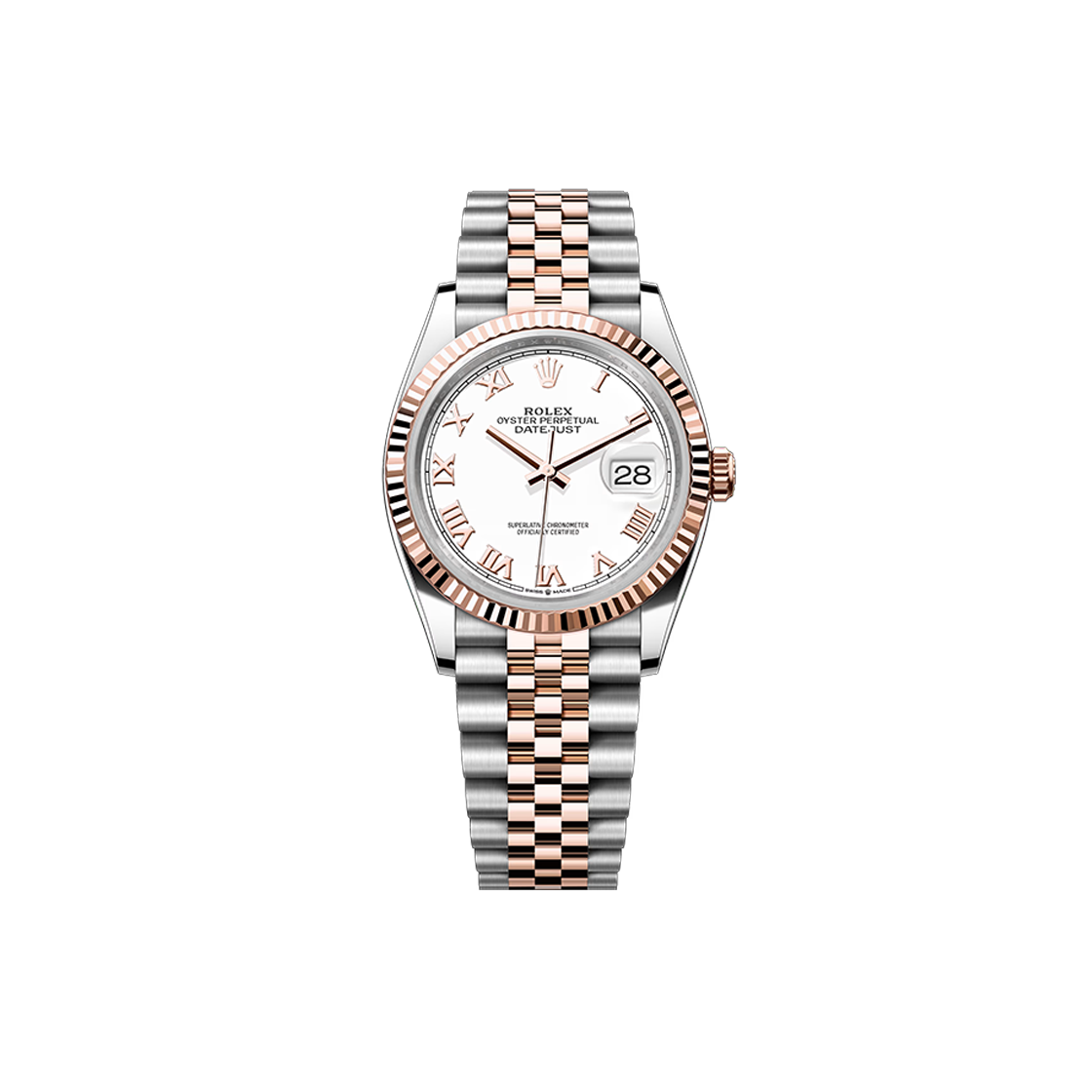 롤렉스 데이저스트 36-126231 화이트 로마 쥬빌리 NO.7417(Rolex Datejust 36 - 126231 White Roman Jubilee No. 7417) - 1