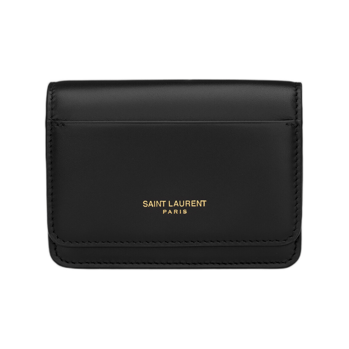 생로랑 파리 비즈니스 카드 케이스 스무스 레더 블랙(Saint Laurent Paris Business Card Case in Smooth Leather Black) - 1