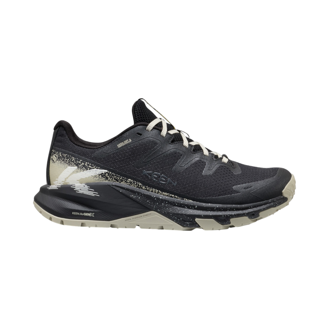 킨 타기 APEX 방수 남성 등산화 블랙 에비스톤(KEEN TARGHEE APEX WP Black Abbey Stone Men Hiking Shoes)