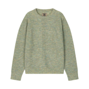 Noun Hairy Melange Knit Forest Green