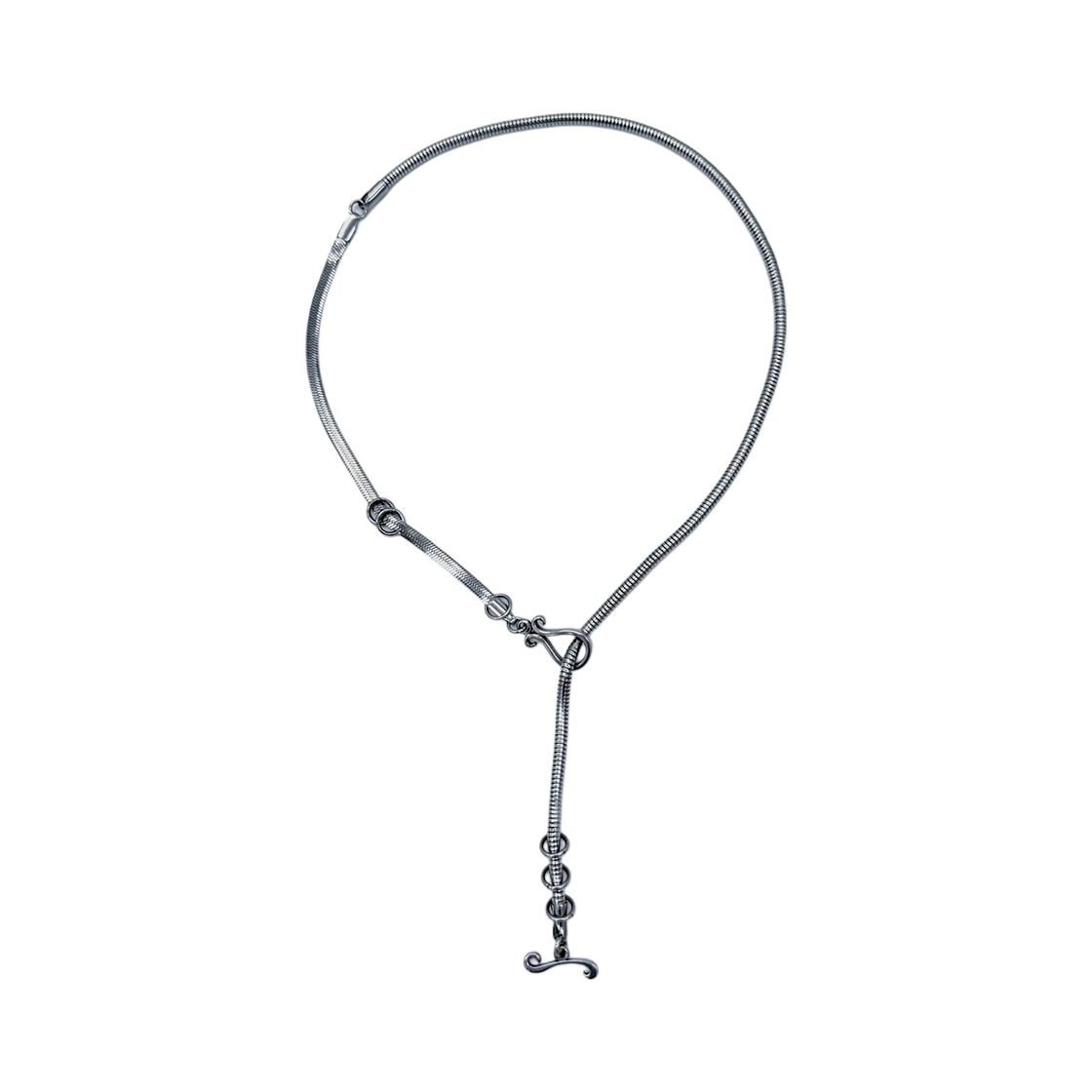 산리 플랫 라운드 목걸이(SANLI Flat Round Necklace)