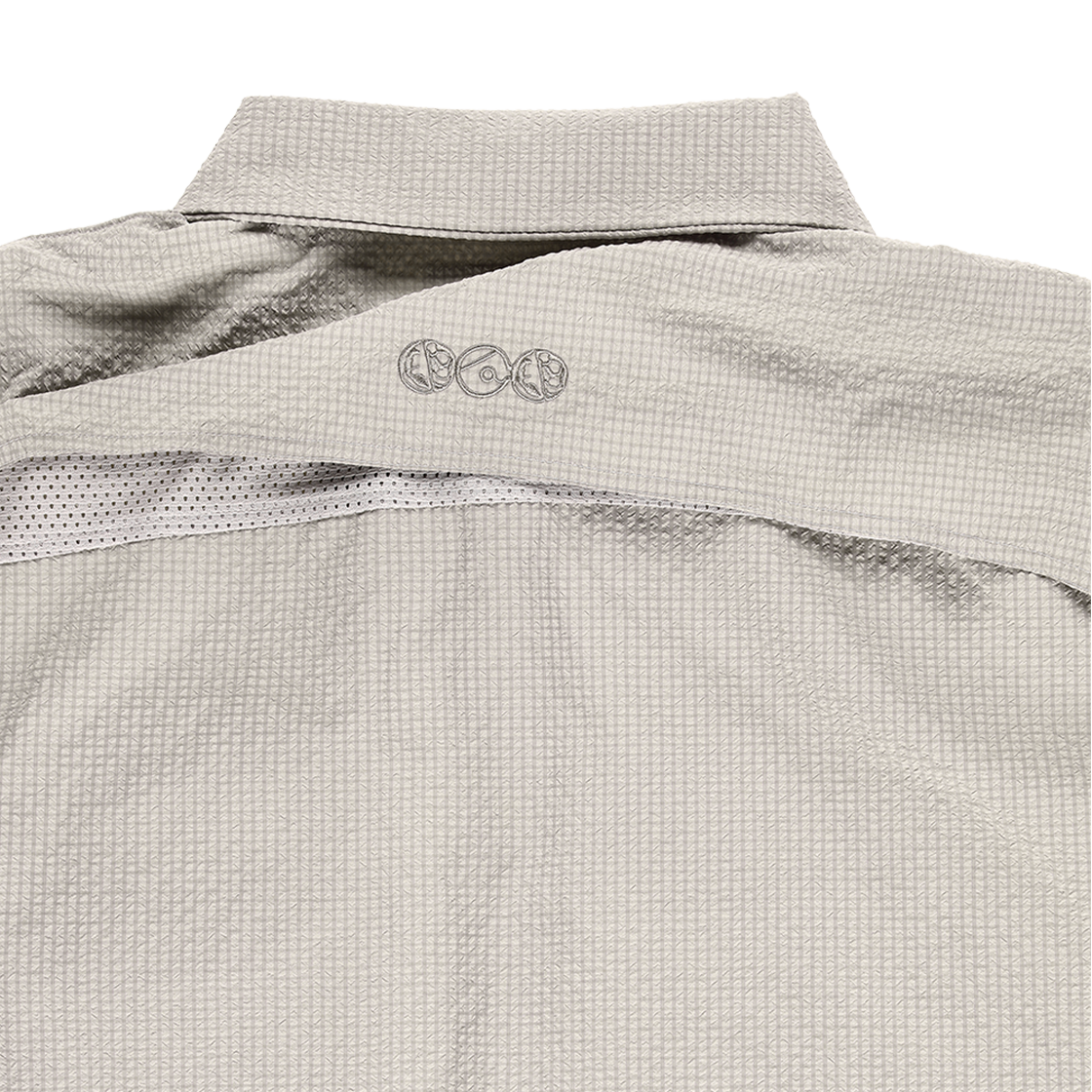 더왈드 패커블 시어서커 하프셔츠 아이보리(THE WARLD Packable Seersucker Half Shirts Ivory) - 4