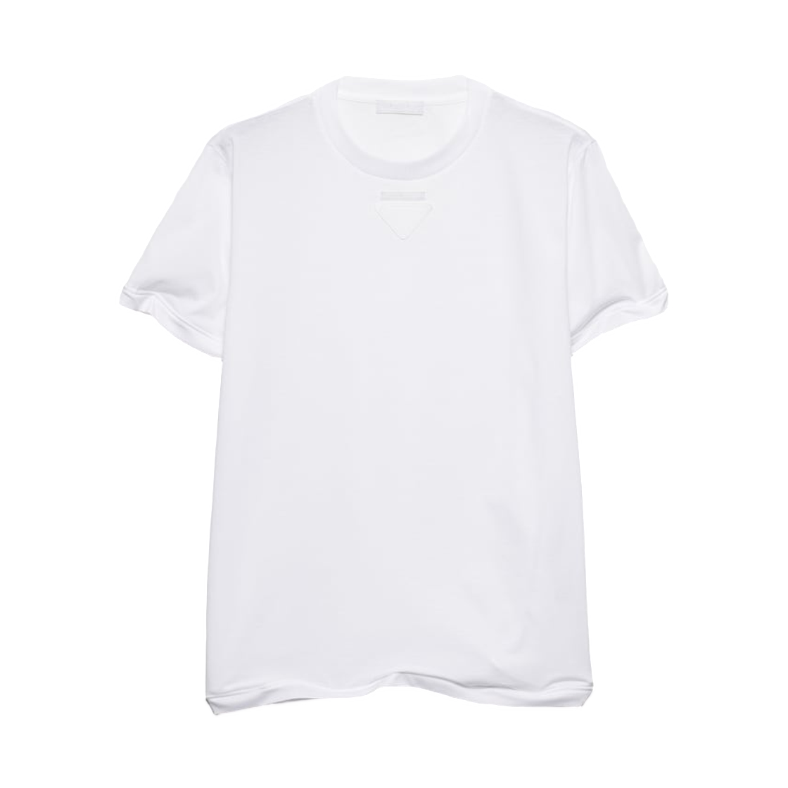 UJN979-11CD-F0009 Prada Shapeable Cotton T-Shirt White