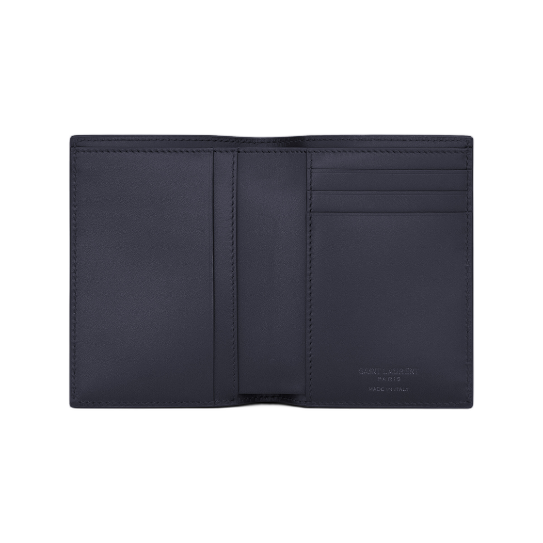 생로랑 파리 크레딧 카드 월렛 스무스 레더 미드나잇 블루(Saint Laurent Paris Credit Card Wallet in Smooth Leather Midnight Blue) - 2