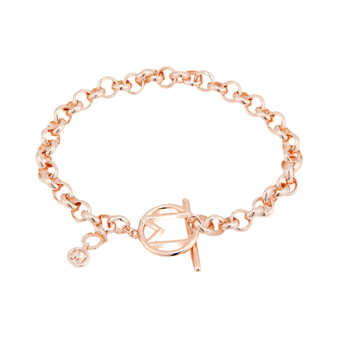 (W) 메트로시티 큐비즘 로즈 브레이슬릿 로즈((W) Metrocity Cubism Rose Bracelet Rose)