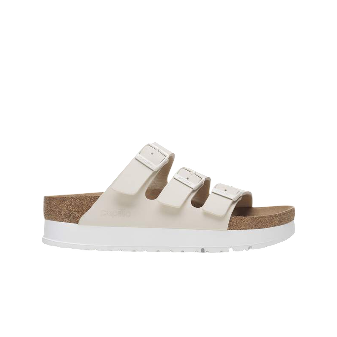 버켄스탁 플로리다 비건 플렉스 플랫폼 에그쉘 - 레귤러(Birkenstock Florida Vegan Flex Platform Eggshell - Regular)