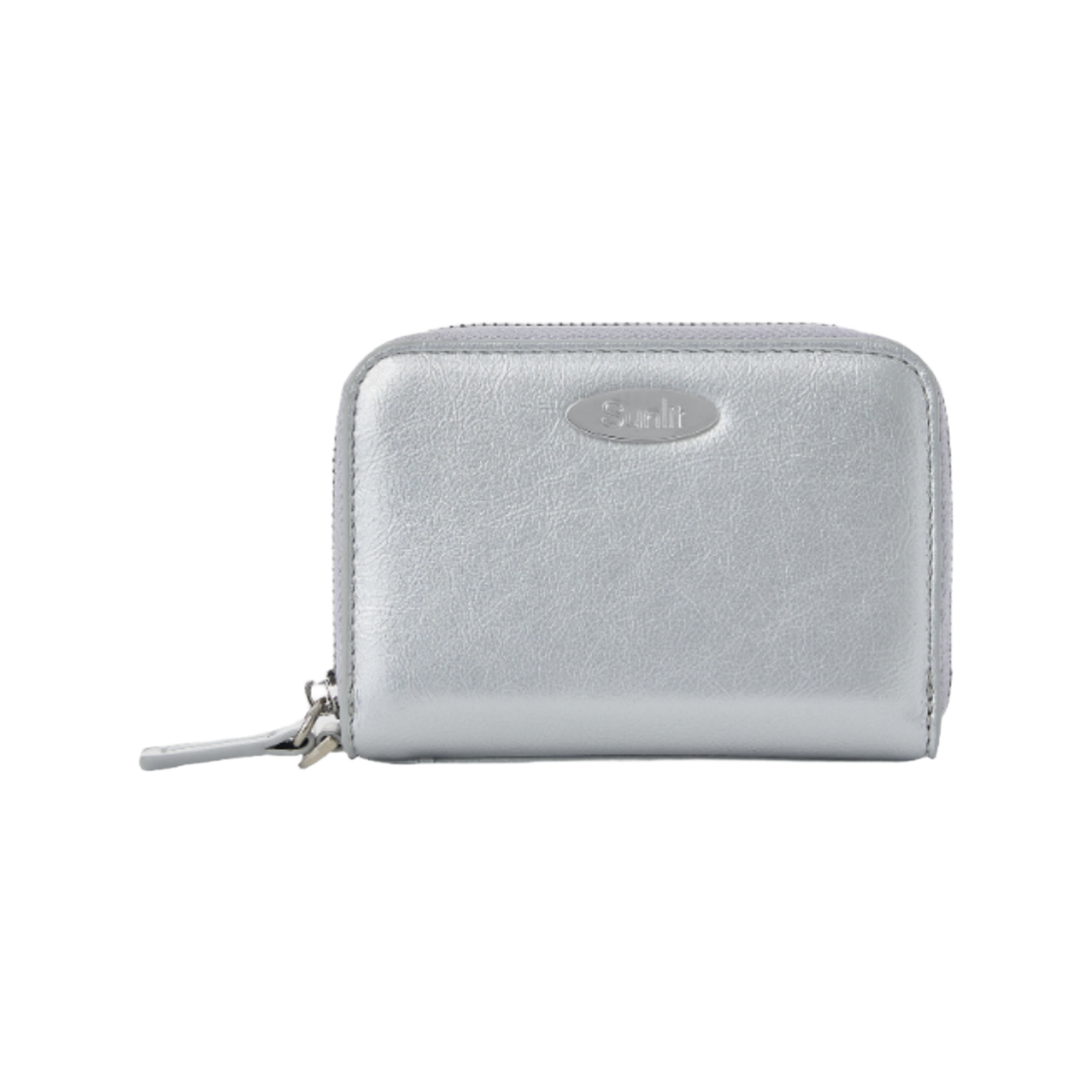 SSSWA2501 SUNLIT Mini Zipper Wallet Silver