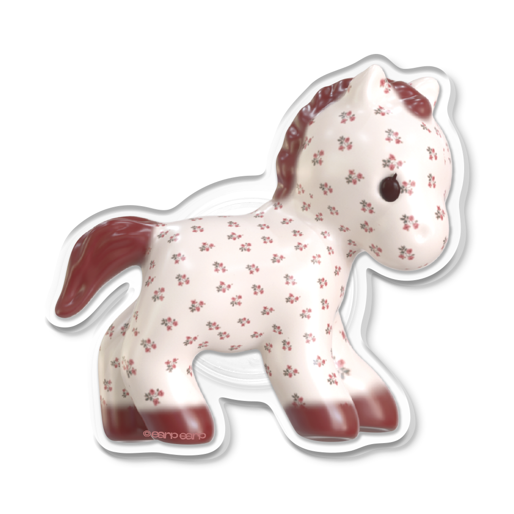 E2601_0051 earpearp Floral Pony Acrylic Smart Tok