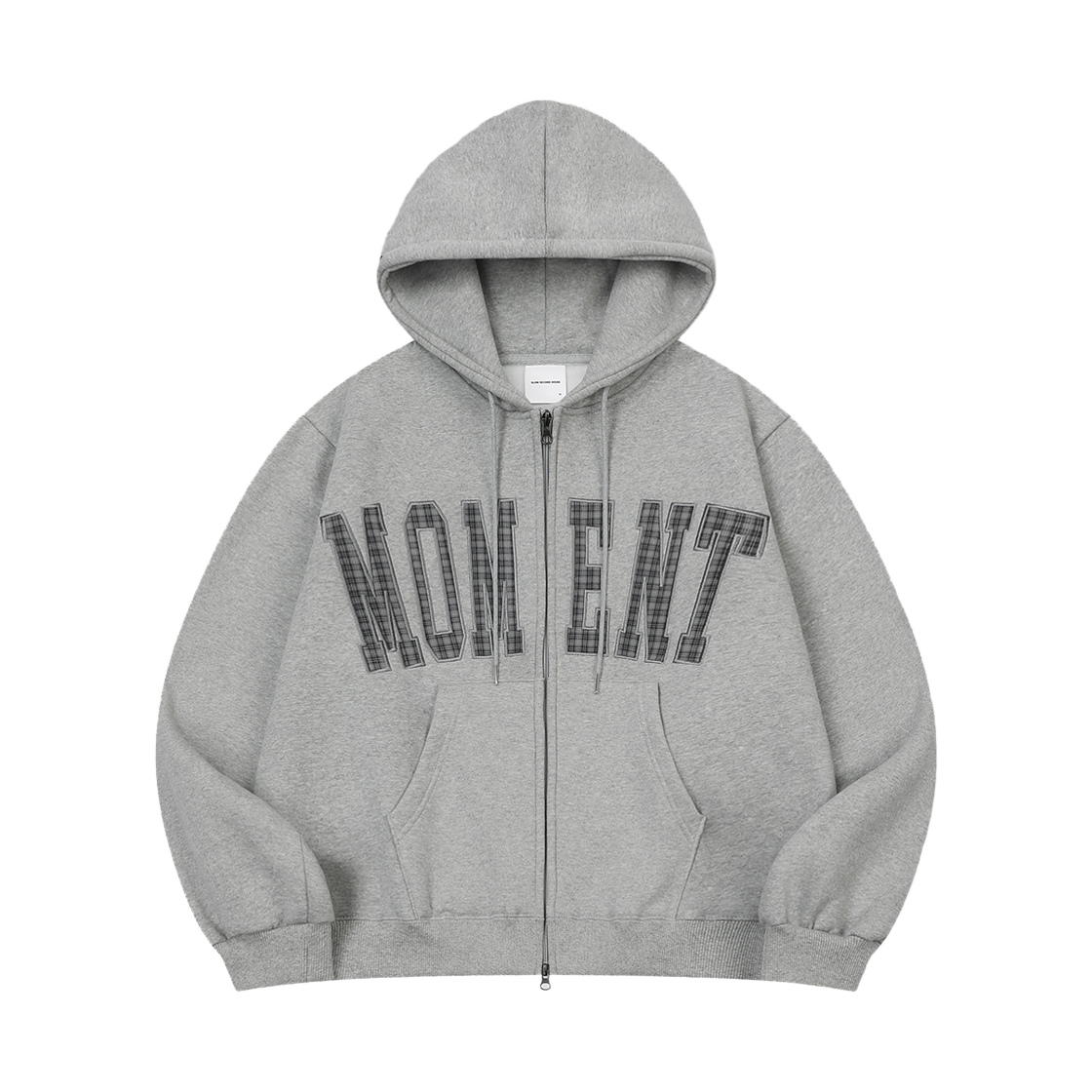 슬로우 레코드 하우스 모먼트 후드 집업 체크(SLOW RECORD HOUSE Moment Zip-Up Hoodie Check)