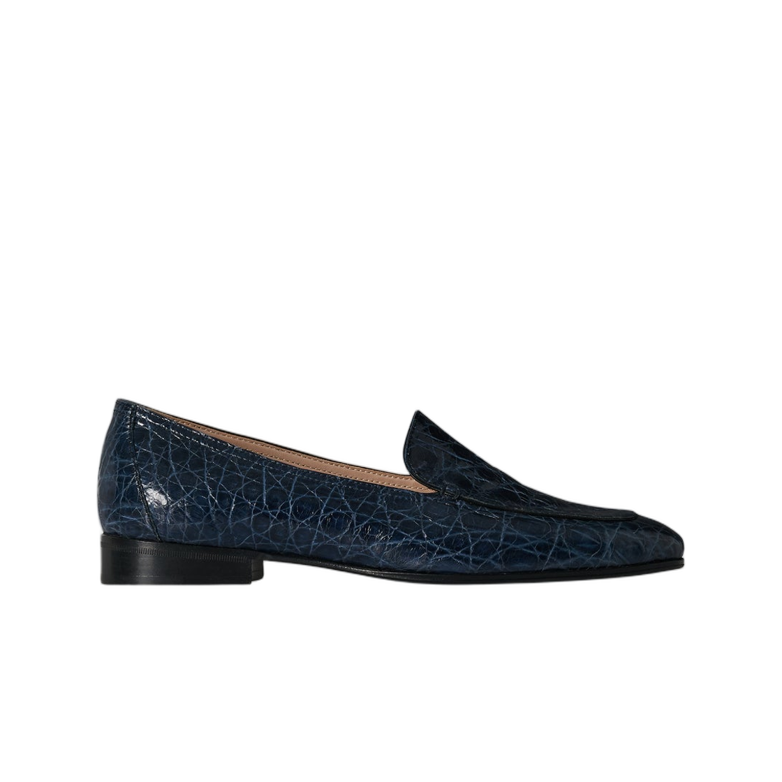 F1801E79MID (W) The Row Adam Loafer Two Midnight