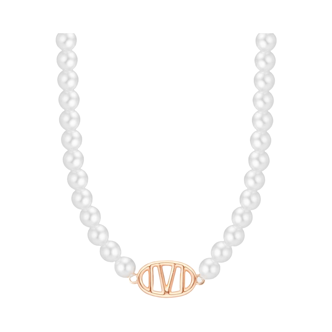 (W) 메트로시티 아넬로 네클리스 14K 로즈 네크리스((W) Metrocity Anello Necklace 14K Rose Necklace) - 1