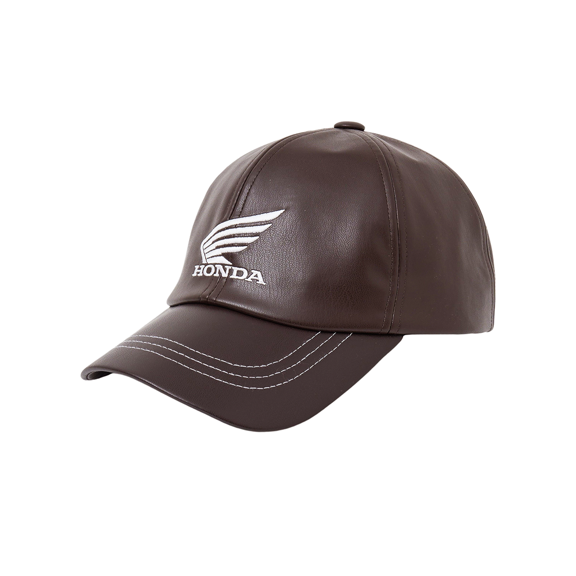 HGX2CA311ABR Honda Engineered Leather Ball Cap Brown