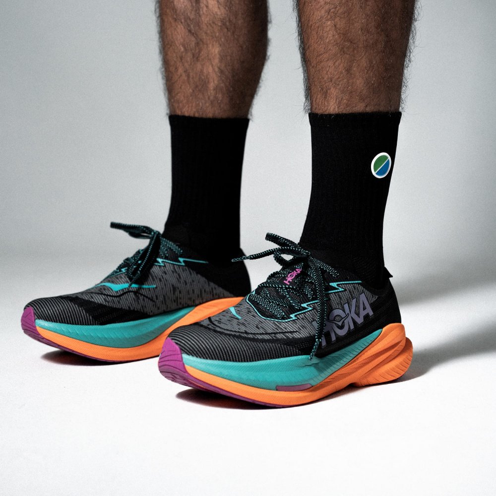 아틀라스 콜렉티프 V3 코어 퍼포먼스 양말 블랙(Atlas COLLECTIF V3 Core Performance Socks Black) - 3