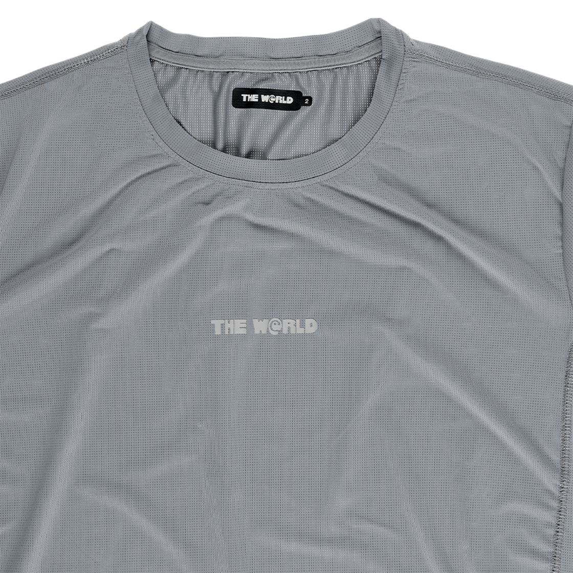 더왈드 베이직 러닝 티 블루그레이(THE WARLD Basic Running Tee Blue Gray) - 4