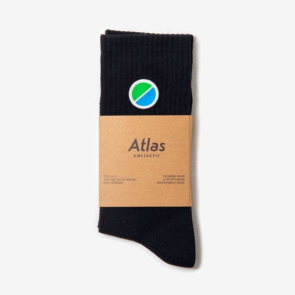 아틀라스 콜렉티프 V3 코어 퍼포먼스 양말 블랙(Atlas COLLECTIF V3 Core Performance Socks Black) - 2