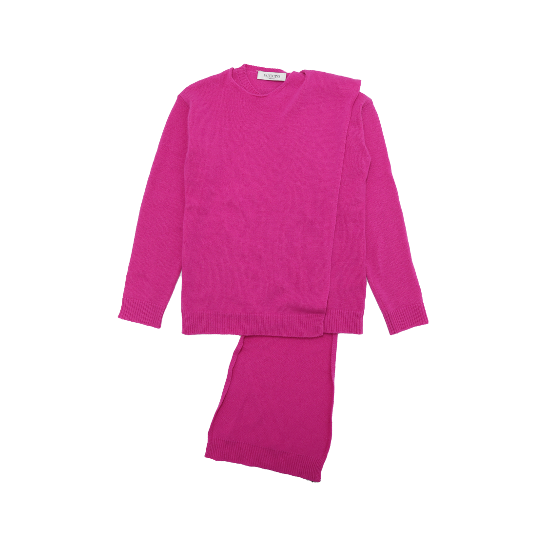 IT92TSDU2U9Q Valentino Cashmere Wool Sweatshirt in Magenta