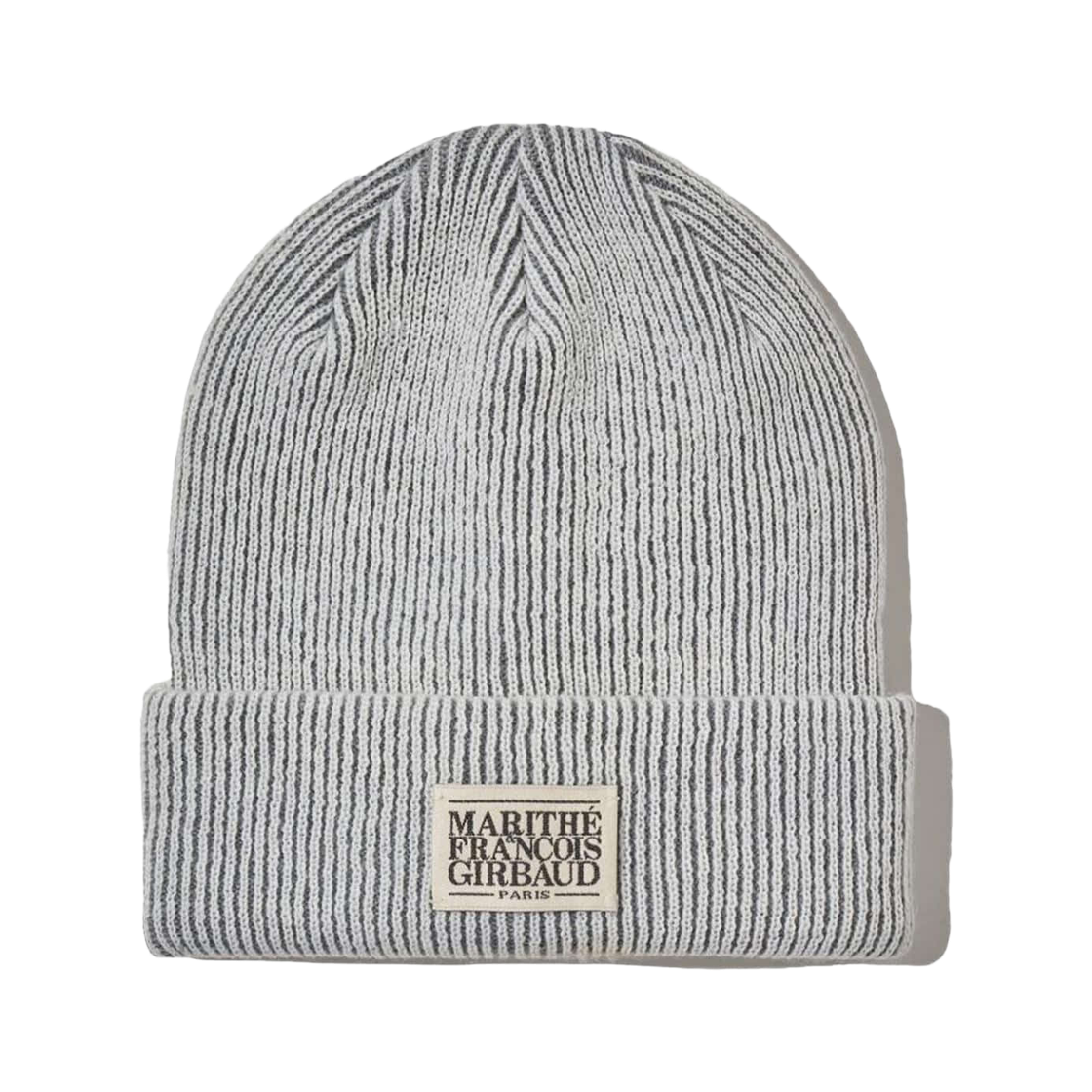 - Marithe Francois Girbaud Classic Logo Beanie Ivory