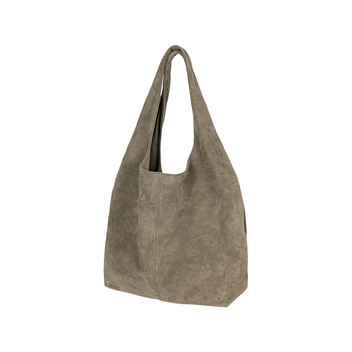 M25B-SD102-TP-999 MAZIUNTITLED Suede Flow Bag Taupe