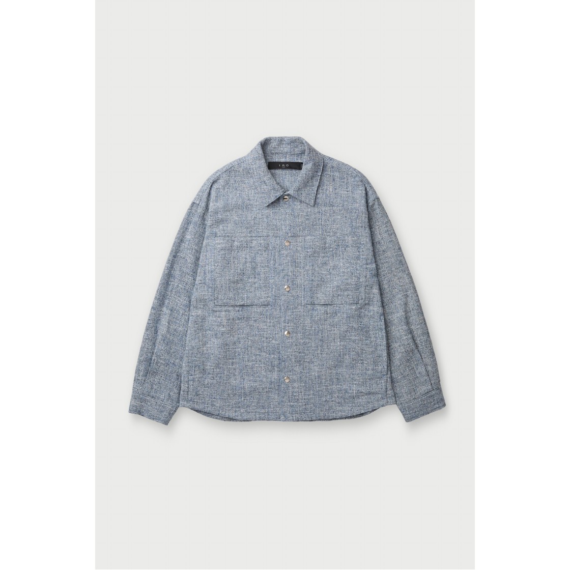 이로 티셀 트위드 포켓 셔켓 라이트 블루(IRO Tissel Tweed Pocket Shirt Jacket Light Blue) - 2
