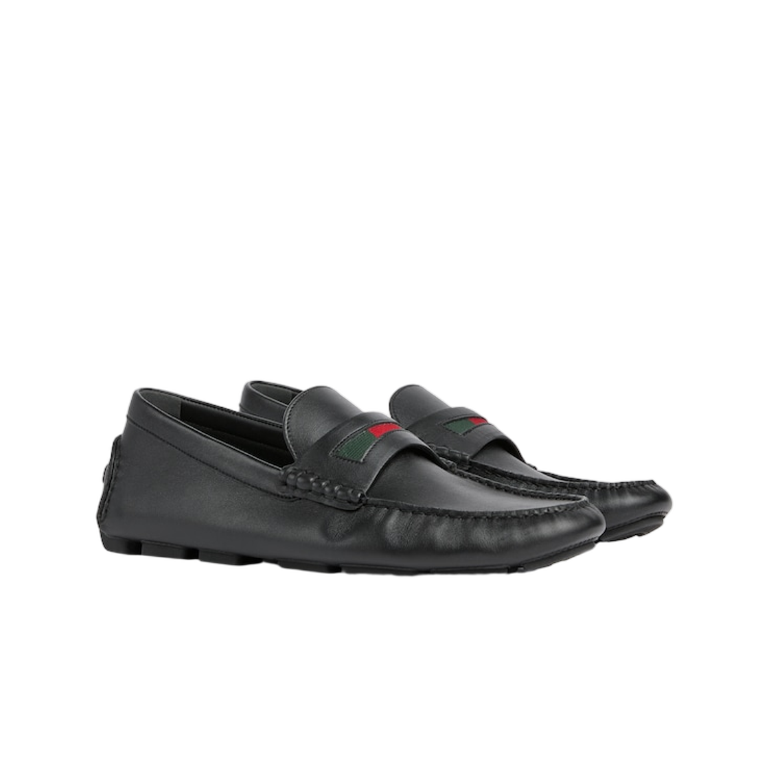 구찌 웹 디테일 드라이버 블랙(Gucci Web Detail Drivers Black) - 2
