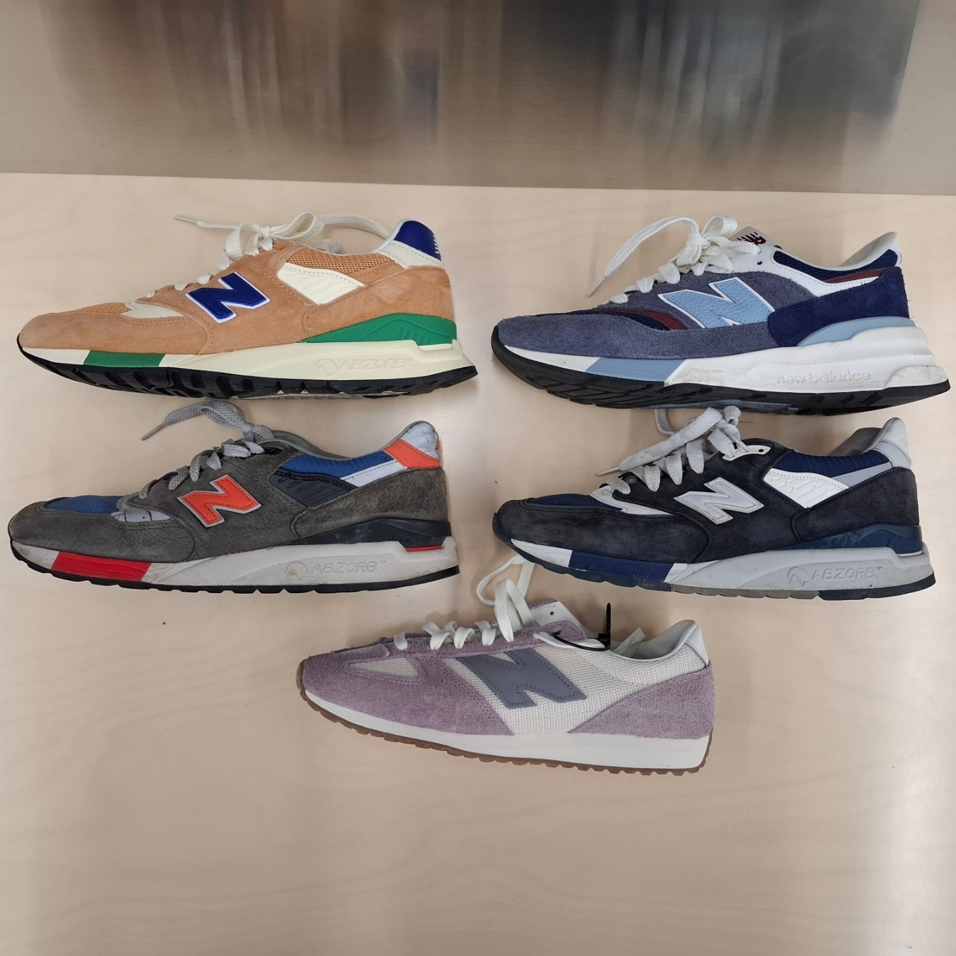 New Balance 998 Made in USA Brown, New Balance 998 Made in USA Sepia 착용 스타일 - 7