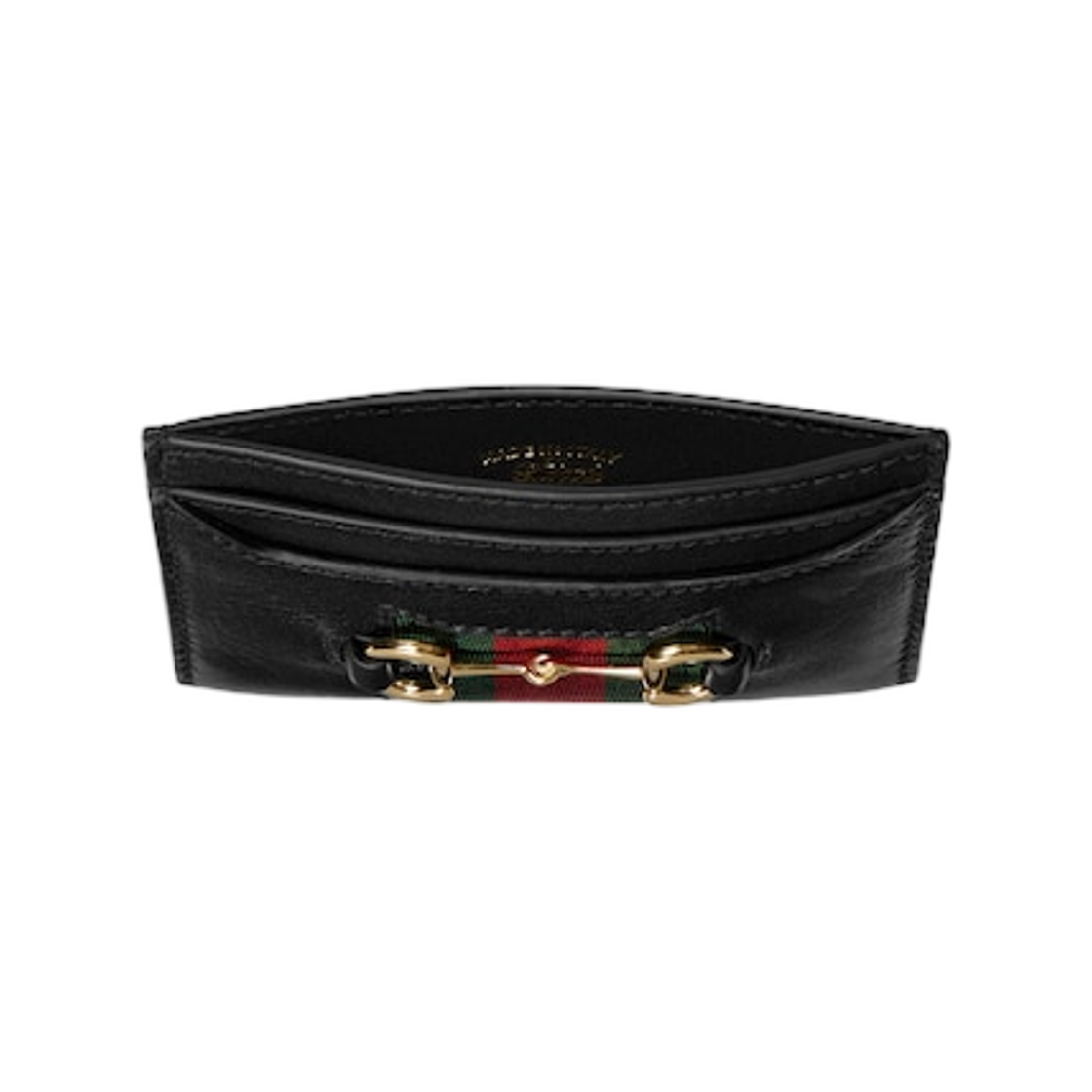 구찌 홀스빗 웹 카드 케이스 블랙(Gucci Horsebit Web Card Case Black) - 2