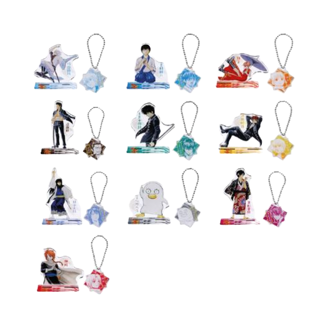 점프샵 팝업 은혼 아크릴 피규어 & 참 컬렉션 미개봉 랜덤박스 (1개입)(Jump Shop Pop Up Gintama Acrylic Figure & Charm Collection Sealed Case (1 Blind Box)) - 1