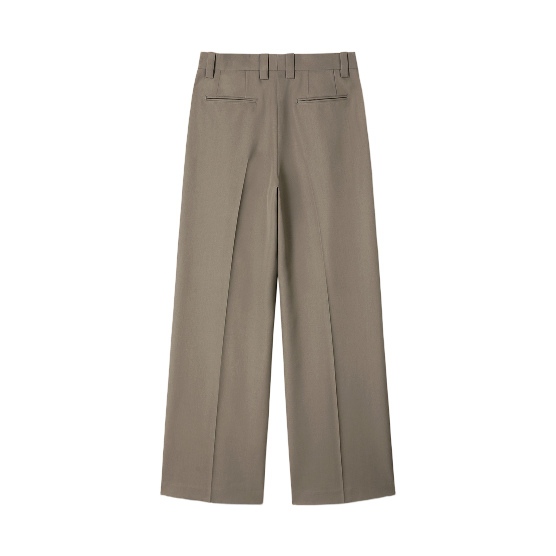 토니웩 울 더블 플리츠 엑스트라 와이드 트라우저 토프(Tonywack Wool Double Pleats Extra Wide Trousers Taupe) - 2