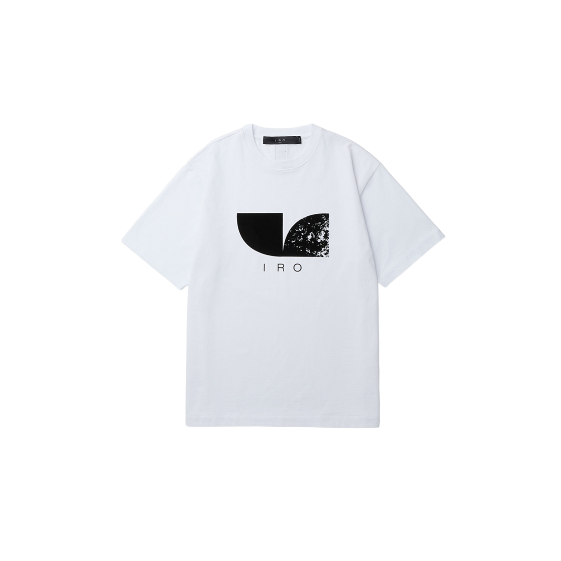 IQTAM26702WHX IRO Flux Symbol Logo Short-Sleeve T-Shirt White