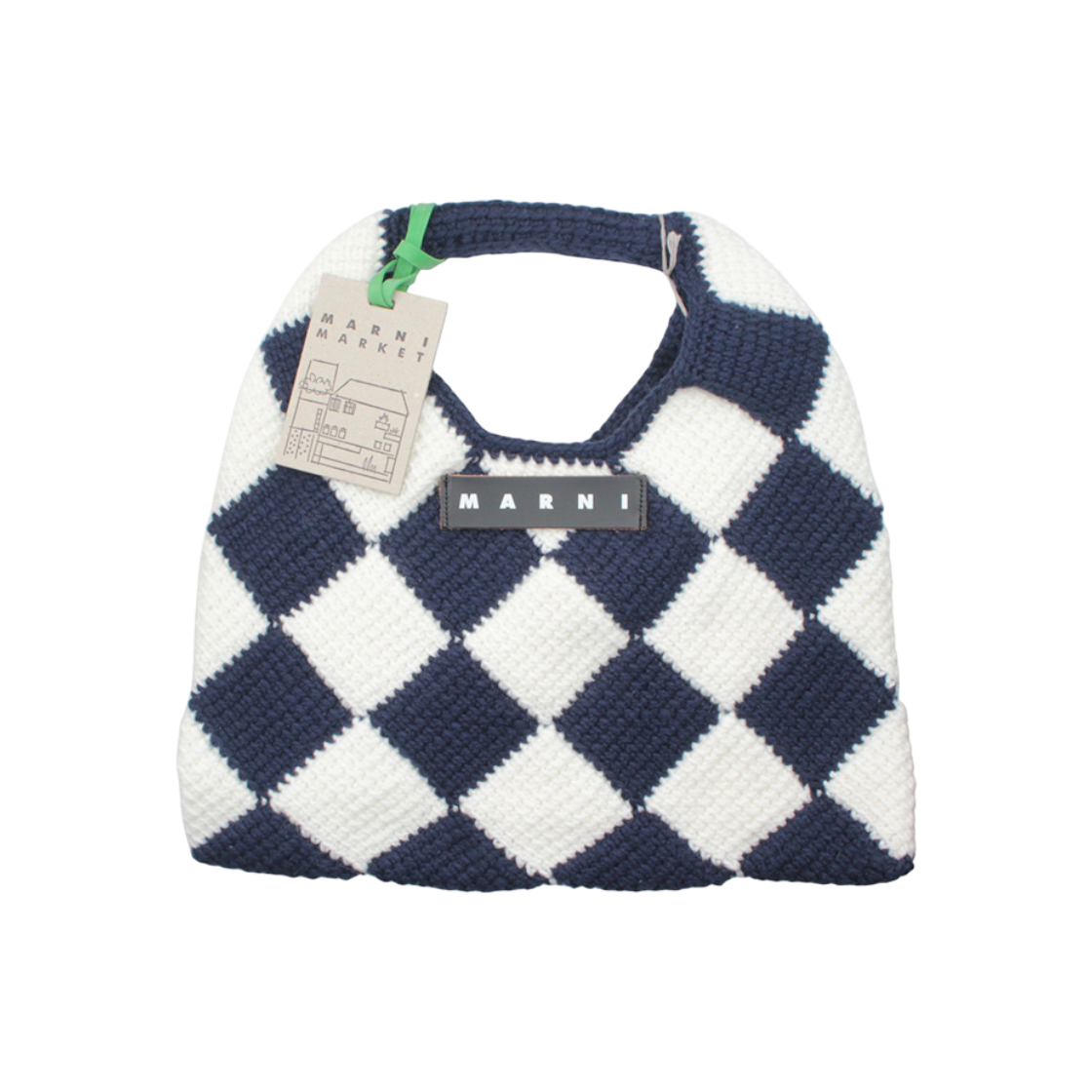 ITVR93F2TGSO Marni Two-Tone Knitted Tote Bag