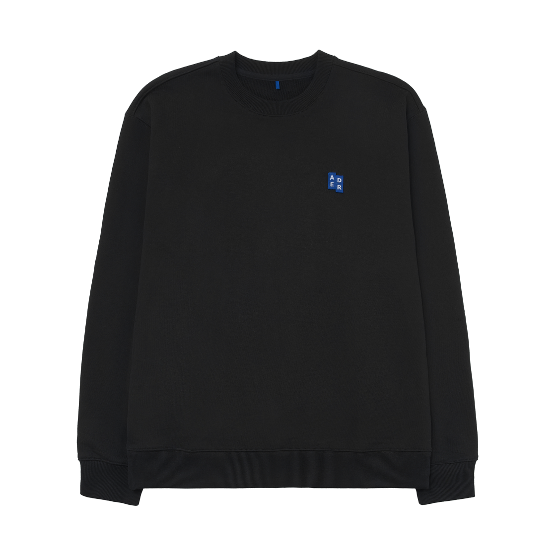 아더에러 시그니피컨트 TRS/BL 태그 스웨트셔츠 01 블랙(Ader Error Sig; TRS/BL Tag Sweatshirt 01 Black)