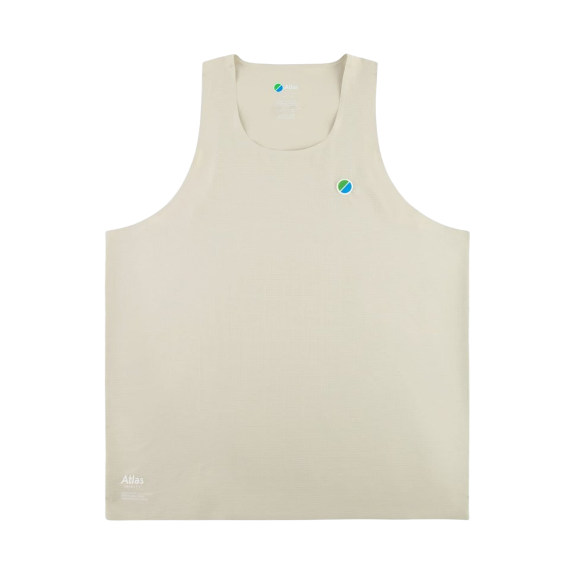 아틀라스 콜렉티프 에리아 포티스 남성 레이스 싱글렛 베이지(Atlas COLLECTIF Aeria Fortis MENS Race Singlet Beige)