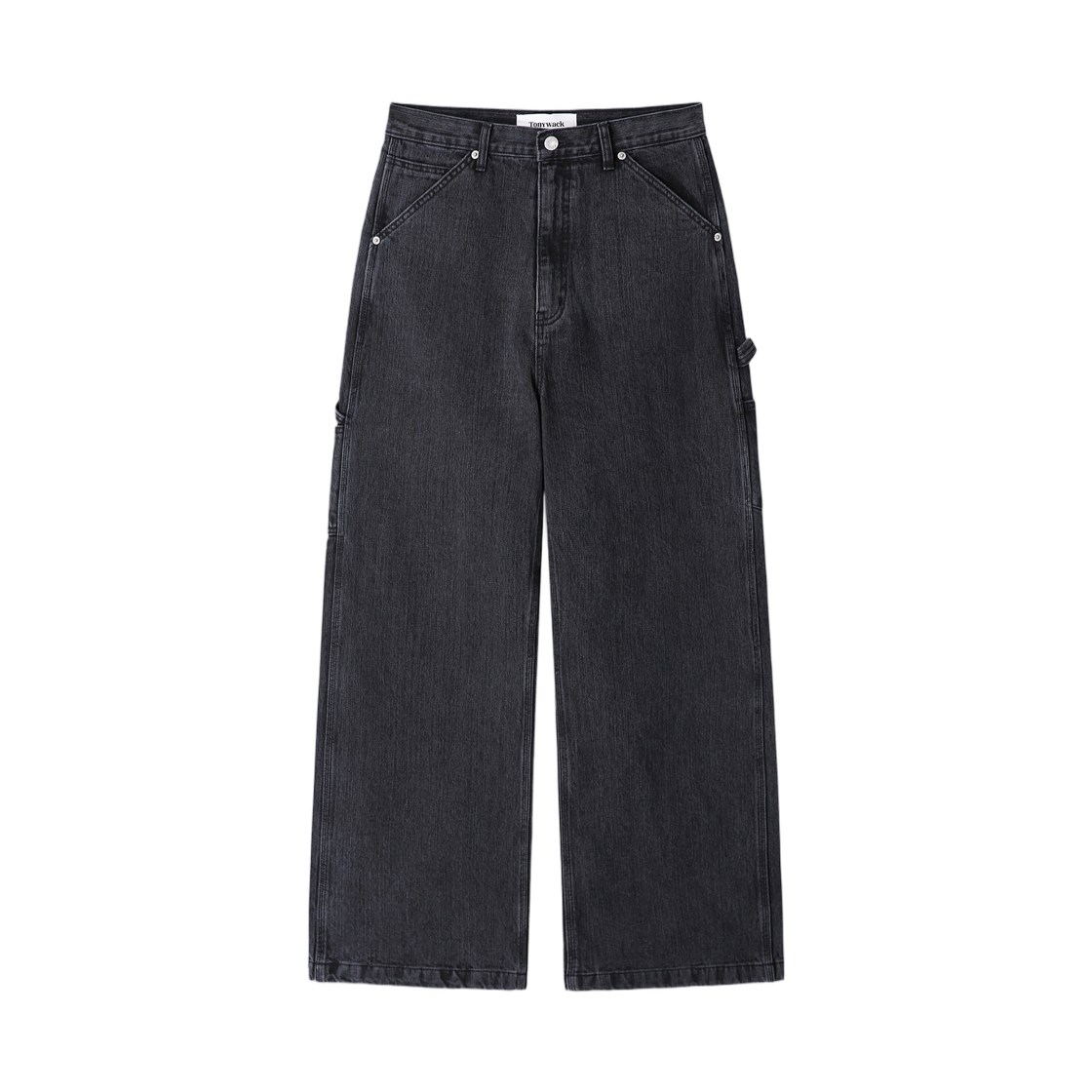 토니웩 코드 트윌 데님 워크 팬츠 페이디드 블랙(Tonywack Cord Twill Denim Work Pants Faded Black)