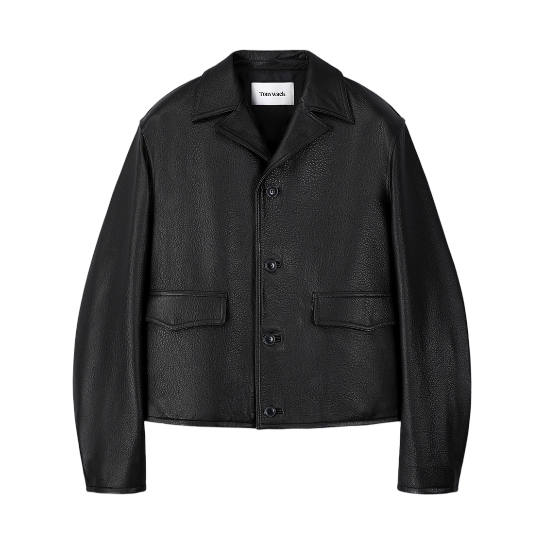토니웩 빈티지 램 레더 블루종 블랙(Tonywack Vintage Lamb Leather Blouson Black) - 1