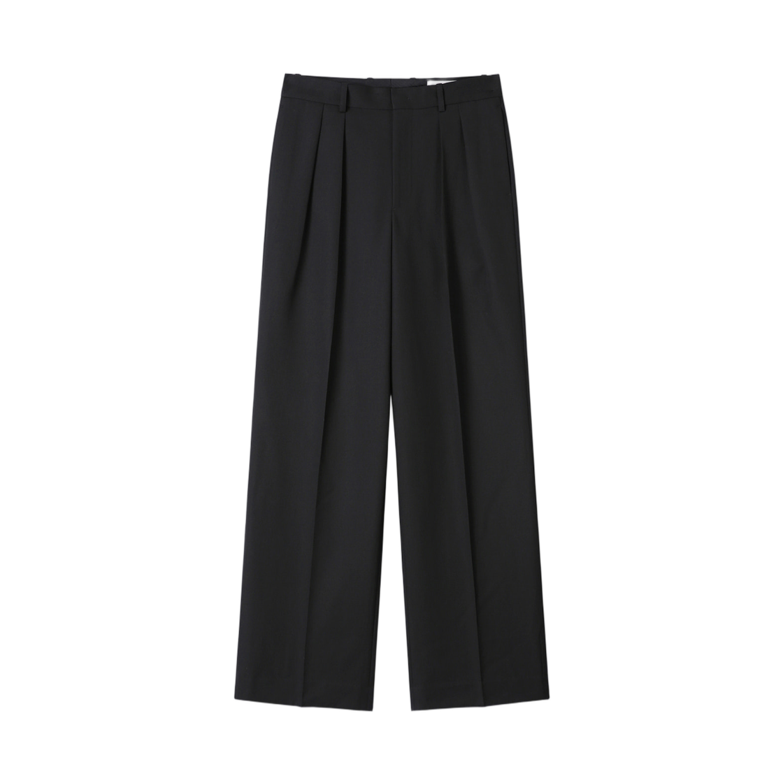 토니웩 울 더블 플리츠 와이드 트라우저 블랙(Tonywack Wool Double Pleated Wide Trousers Black)