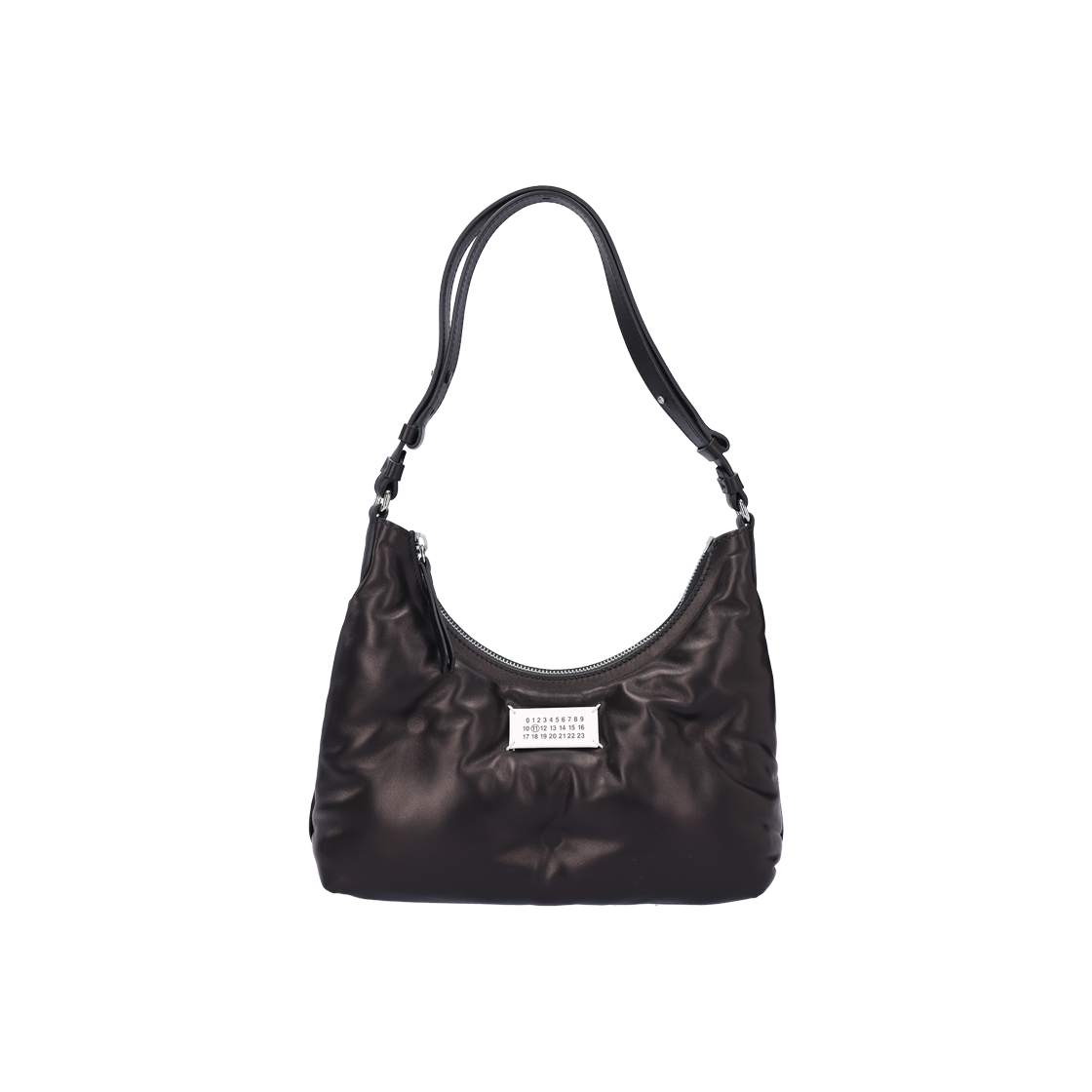메종 마르지엘라 SB3WG0024 글램 슬램 스몰 호보백 나파 레더 블랙(Maison Margiela Glam Slam Small Hobo Bag in Black Nappa Leather)