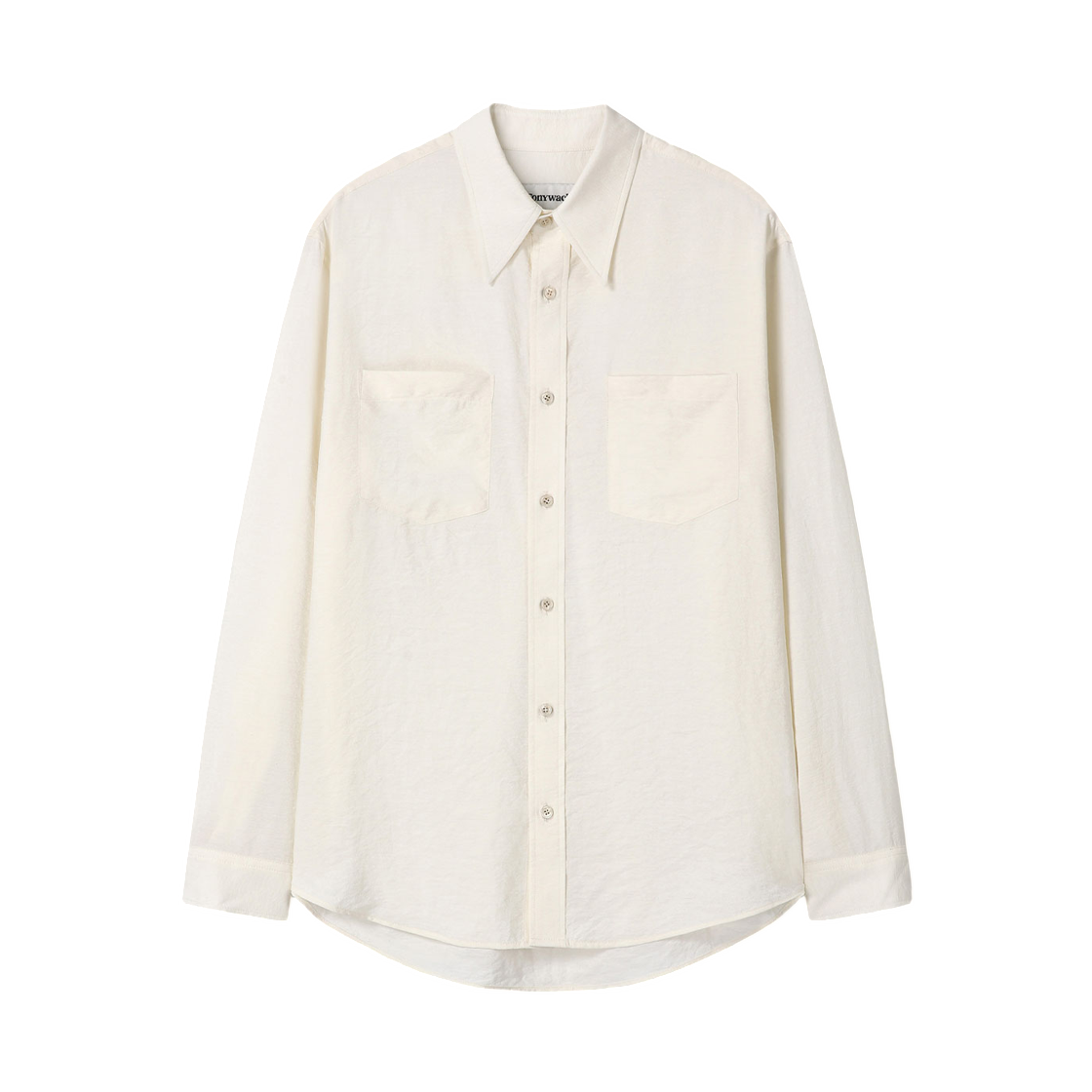토니웩 실크 크레이프 셔츠 에크루(Tonywack Silk Crepe Shirt Ecru)