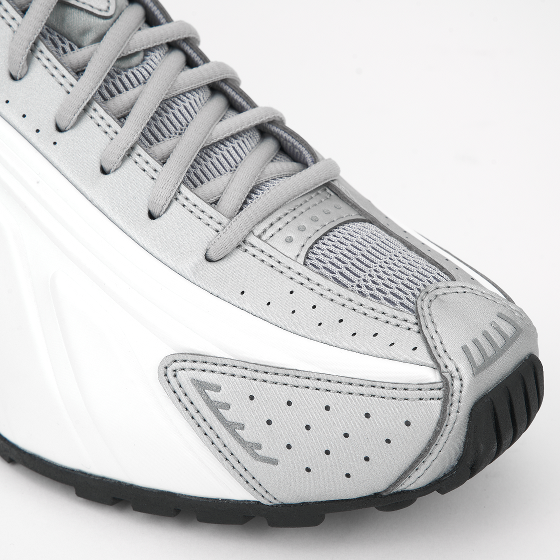 나이키 샥스 R4 메탈릭 실버 화이트(Nike Shox R4 Metallic Silver White) - 7