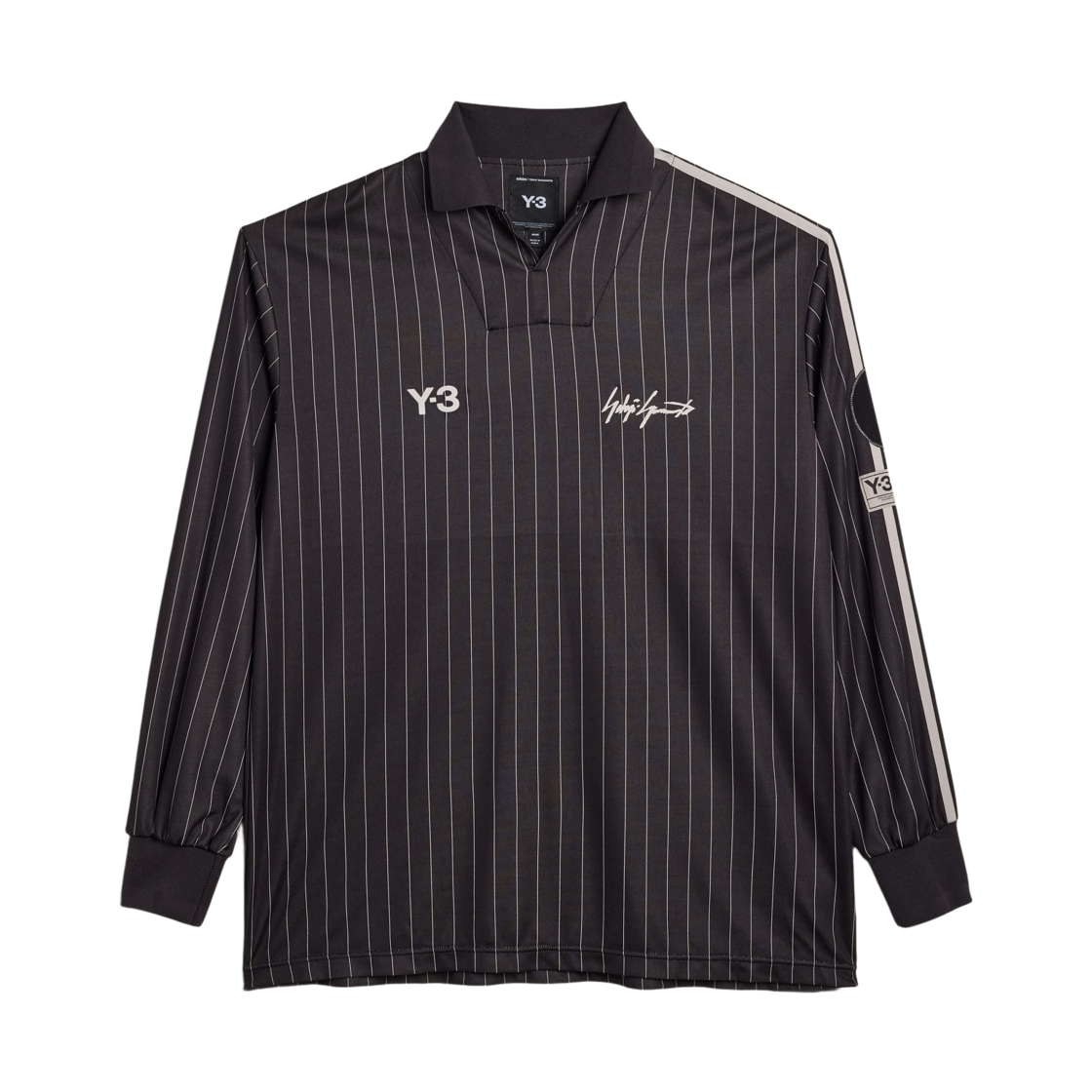 Y-3 x 지네딘 지단 사커 롱 슬리브 져지 블랙(Y-3 x Zinedine Zidane Soccer Long Sleeve Jersey Black)