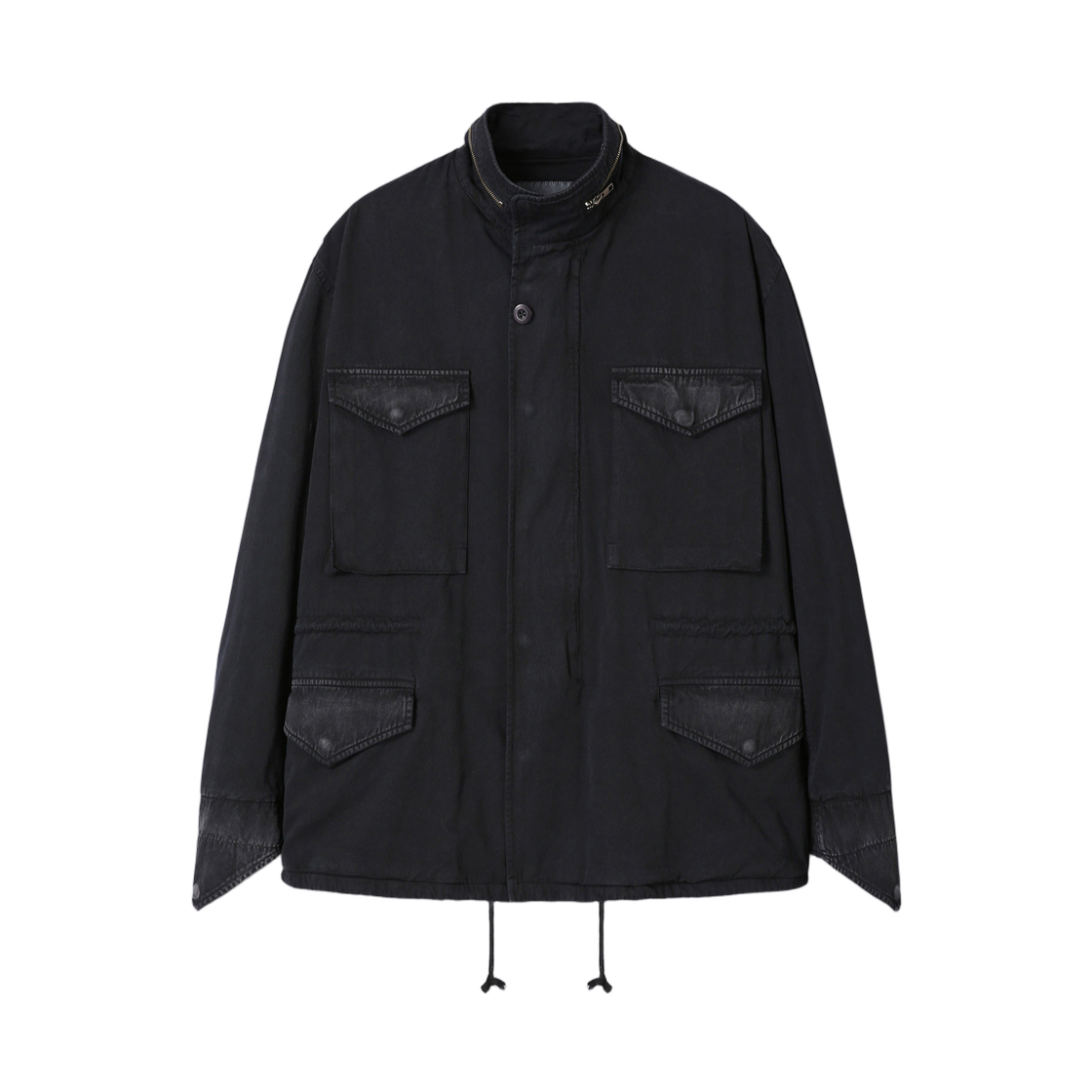 토니웩 가먼트 다이드 코튼 필드 자켓 페이디드 블랙(Tonywack Garment Dyed Cotton Field Jacket Faded Black)