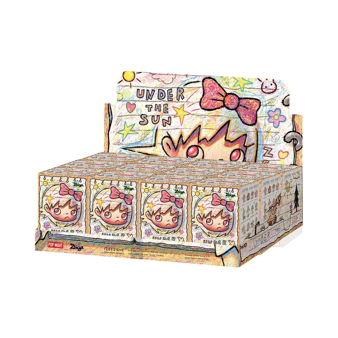 팝마트 지거 햇살 아래 시리즈 미개봉 랜덤박스 (12개입)(Pop Mart Zsiga Under The Sun Series Figures Sealed Case (12 Blind Boxes)) - 1