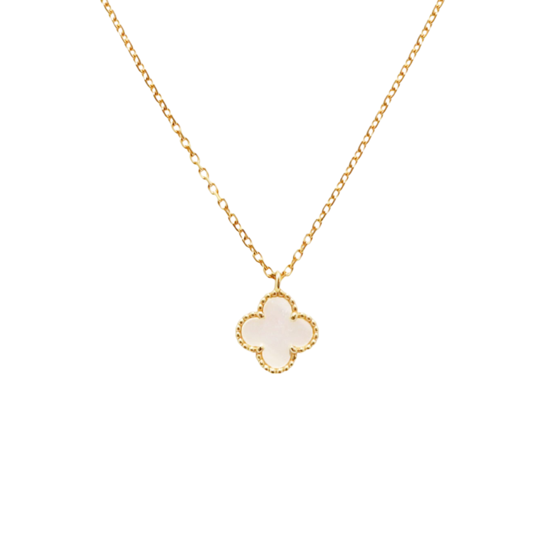 반클리프아펠 스위트 알함브라 마더오브펄 네크리스(Van Cleef & Arpels Sweet Alhambra Mother-of-Pearl Necklace) - 1