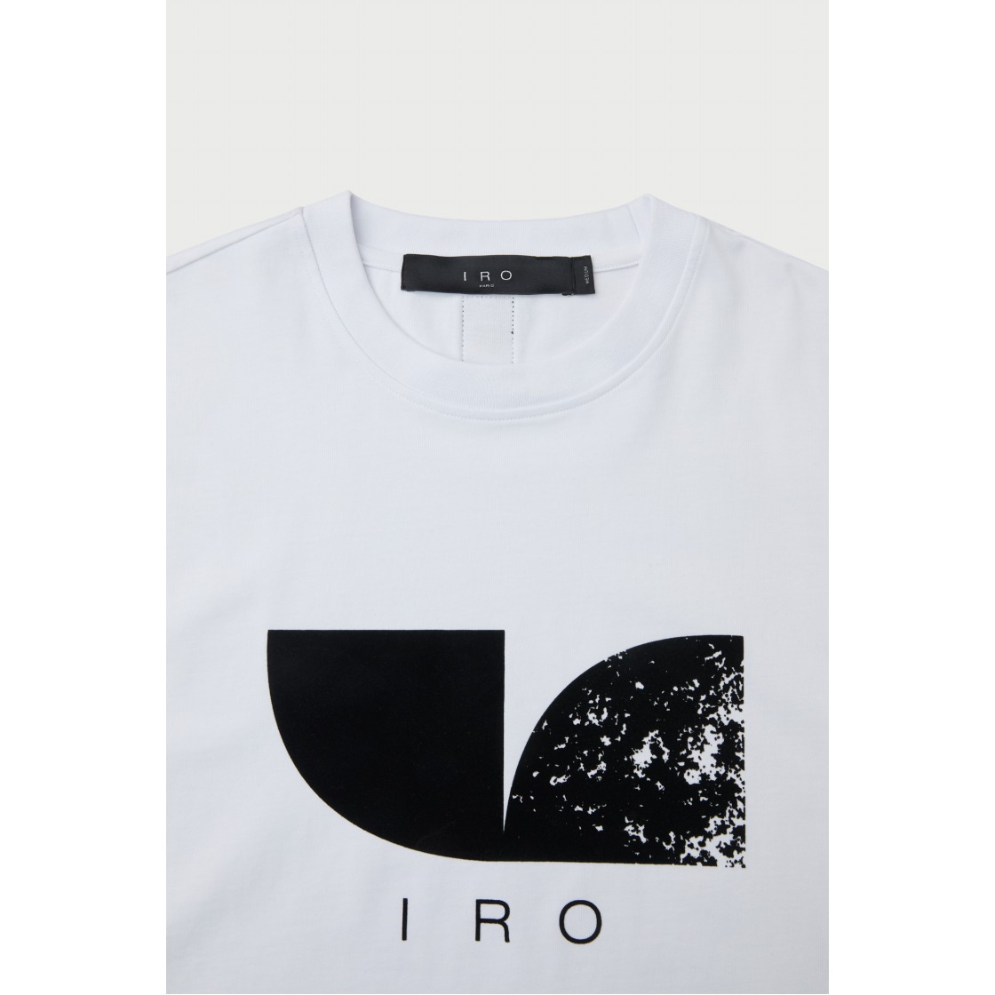 이로 플럭스 심볼 로고 반팔 티셔츠 화이트(IRO Flux Symbol Logo Short-Sleeve T-Shirt White) - 4