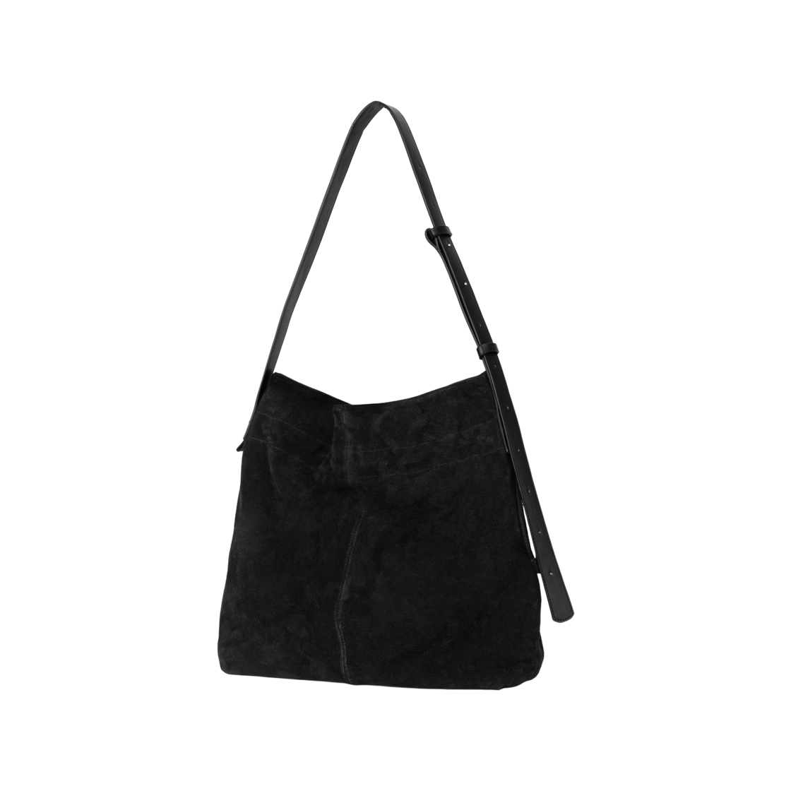 마지언타이틀 스웨이드 누크백 블랙(MAZIUNTITLED Suede Nook Bag Black)