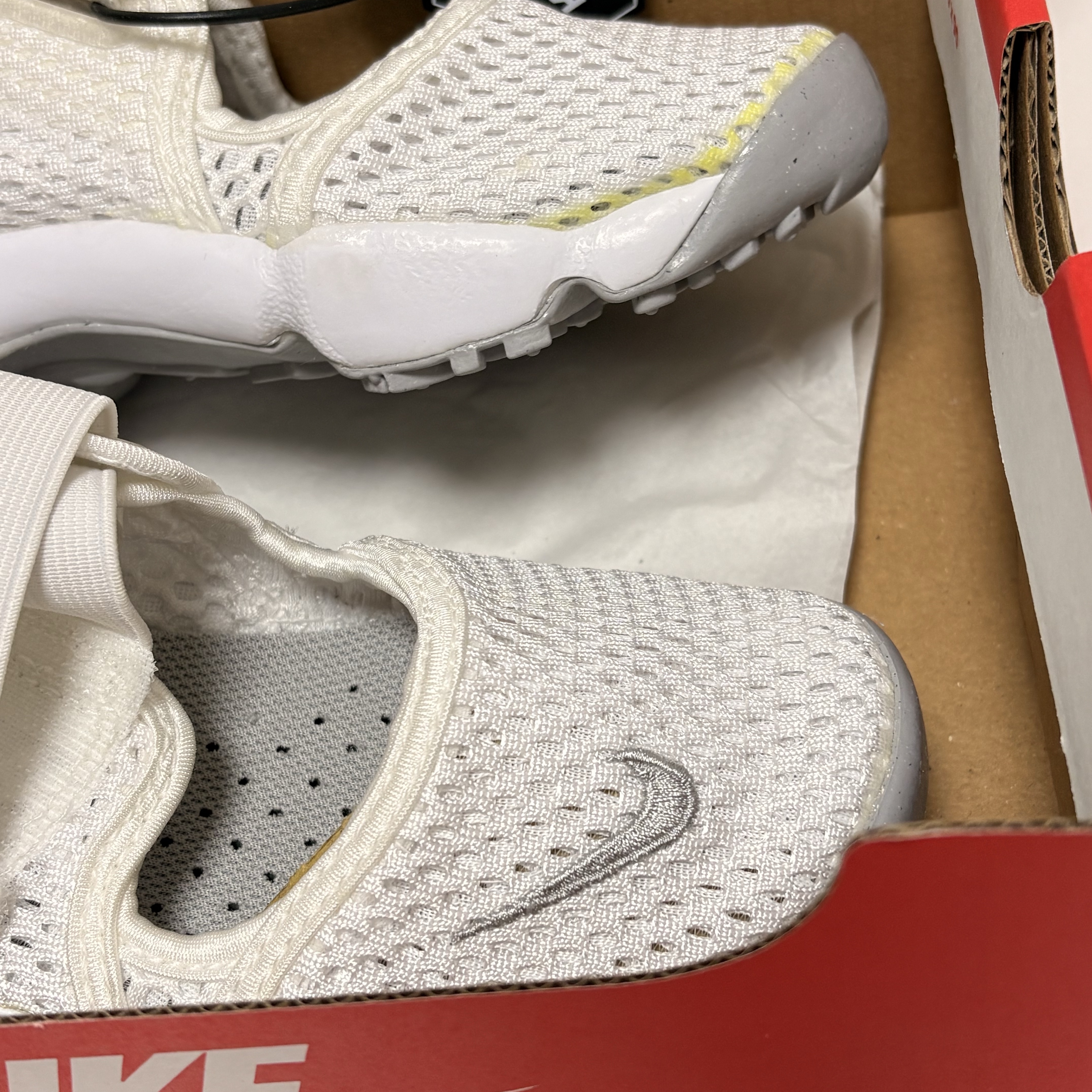 (GS/PS) Nike Air Rift White Wolf Grey 착용 스타일 - 2