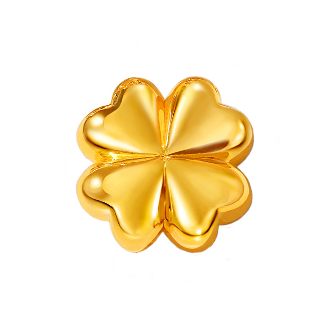 골드팡 24K 순금 통통행운클로버 금테크 오브제 0.2g + 유리병 증정(GOLDPANG 24K Gold Tongtong Lucky Clover Object 0.2g + Glass Bottle)